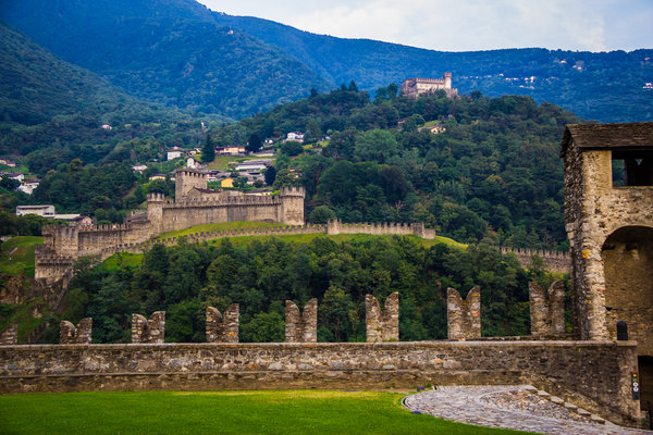 Three UNESCO castles of Bellinzona