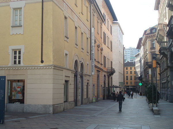 The Musée cantonal d'Art de Lugano, Italy.