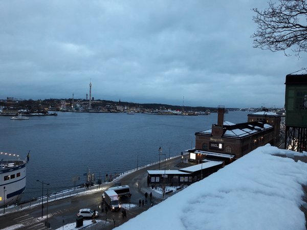 Fotografiska from the top of the stairs