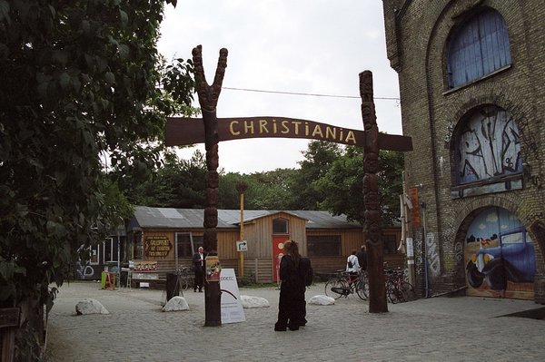 Entrance to Christiania (Photo Credit by Bruno Jargot)