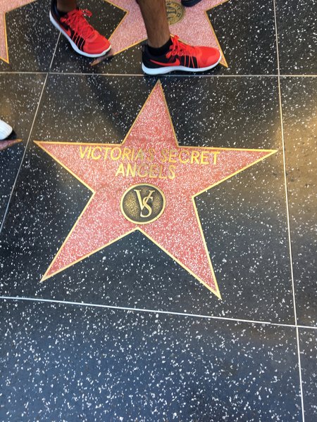 Victoria Secret Angels' Star at the Walk of Fame