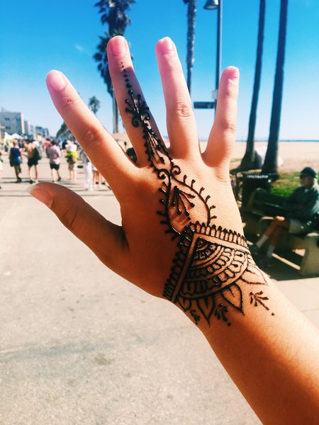 Henna Tattoo that I got at Venice Beach