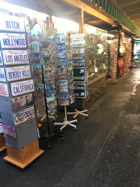 Souvenir Shop in Hollywood Walk of Fame