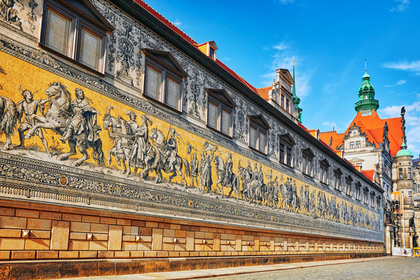 Furstenzug - Procession of Princes in Dresden