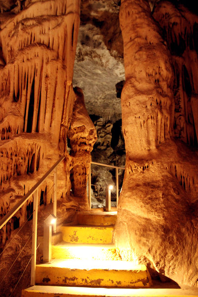 Map of the Cango Caves, South Africa. (Photo Credit: Rakesh Nagda)