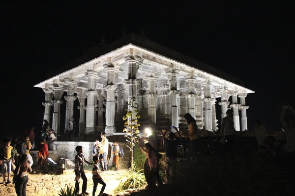 Temple inside the Kumbhalgarh Fort - There is presented an open air show most evenings on the history of the fort and its people. (Photo Credit: Rakesh Nagda)