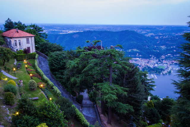 Panoramic view in Brunate