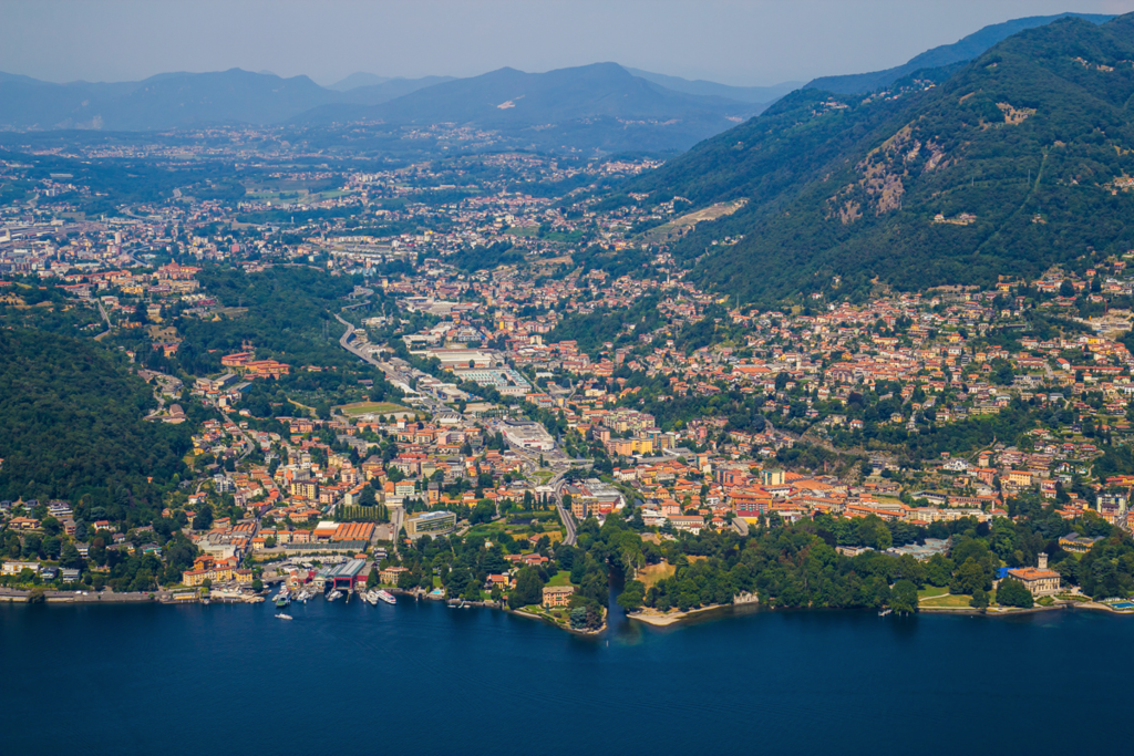 Panoramic view in Brunate